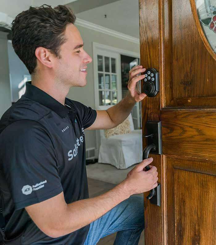 Smart home security system installation